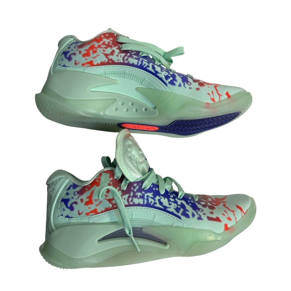 Nike Jordan Youth size 4Y Zion 1 Shock The World Mint Green Multicolor